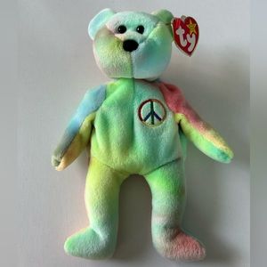 1996 RETIRED PEACE BEANIE BABY